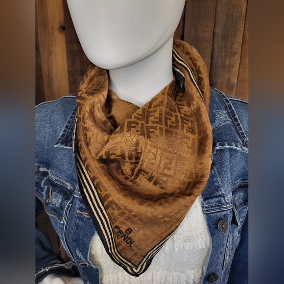 Fendi Handkerchief Scarf - Picture 2 of 6